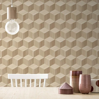 Papier peint intissé Rasch, papier peint à motifs Salsa beige clair 