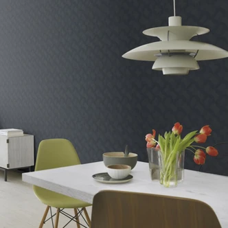 patroon behang, vliesbehang Sky Lounge midnight blue 