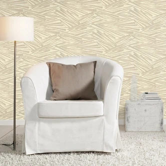 gestreept behang, vliesbehang Sky Lounge beige metallic 