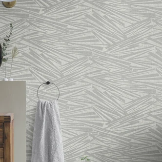 carta da parati a righe, tessuto non tessuto Sky Lounge grigio argento metallizzato carta da parati a righe, tessuto non tessuto Sky Lounge grigio argento metallizzato