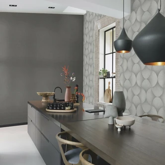 Unitapete, Vliestapete Sky Lounge grau 