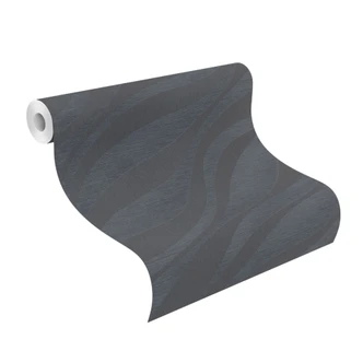 Wellentapete, Vliestapete Sky Lounge blau 10,00x1,06 m 
