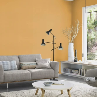 Rasch Vliesbehang Sophia, currygeel 