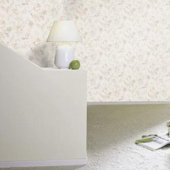 Papier peint intissé Rasch, papier peint à motifs Sophia vert menthe clair 