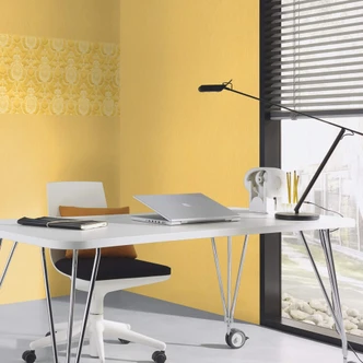 Rasch Vliestapete, Unitapete Trianon XIII currygelb Rasch Vliestapete, Unitapete Trianon XIII currygelb