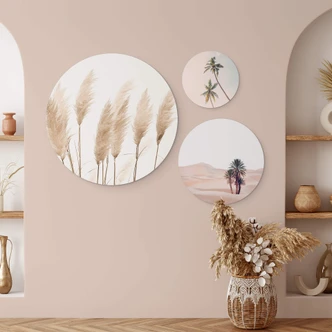 Wandcirkel Set Sisi & Seb - Warme Zomer (3-delig) 