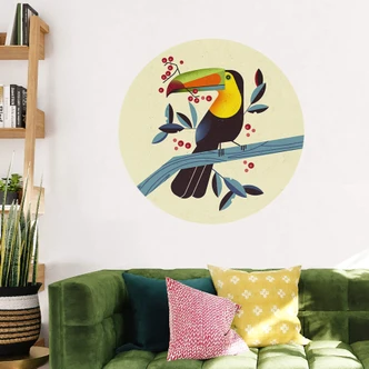 Muursticker Braun - Toekan Muursticker Braun - Toekan