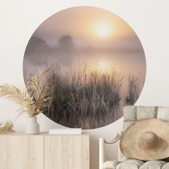 Wallsticker Dimmig höstdag - Eisenmann - Rund 