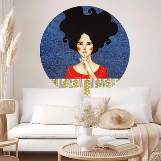 Muursticker Hülya - Quietness 