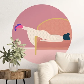 Naklejka na ścianę Maddies Mood - Jota de jai - Round Naklejka na ścianę Maddies Mood - Jota de jai - Round