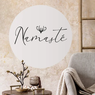 Wandtattoo Namasté - Rund Wandtattoo Namasté - Rund