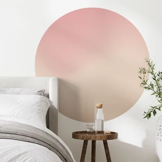 Naklejka na ścianę Ombre - Świt - Okrągła Naklejka na ścianę Ombre - Świt - Okrągła
