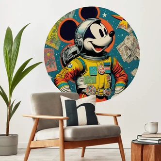 Adesivo murale Treechild - Astronaut Mickey 