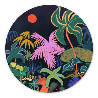 Vægcirkel Arty Guava - Exotic Jungle 