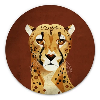 Wandcirkel Braun - Luipaard 