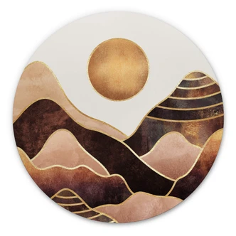 Wandcirkel Fredriksson - Sunset 