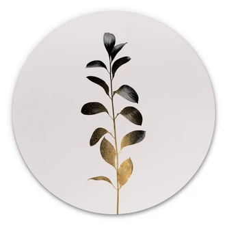 Wandcirkel Kubistika - Monochromatisch 