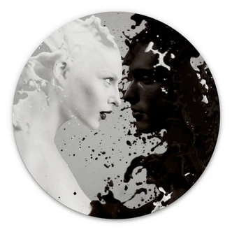 Alu-Dibond Milk & Coffee - Rund Alu-Dibond Milk & Coffee - Rund