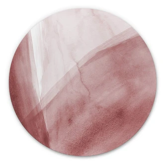 Wandcirkel Nouveauprints - Ruby 