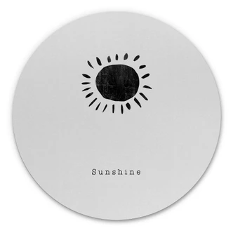 Alu-Dibond Orara Studio - Sunshine - Rund Alu-Dibond Orara Studio - Sunshine - Rund