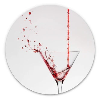 Alu-Dibond Pabst - Cocktail - Rund Alu-Dibond Pabst - Cocktail - Rund