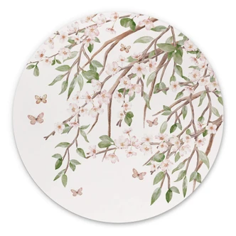 Wandcirkel Sir Edward - Bloesem in de Lente Wandcirkel Sir Edward - Bloesem in de Lente