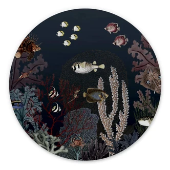 Wandcirkel Sir Edward - Diep in de Oceaan Wandcirkel Sir Edward - Diep in de Oceaan