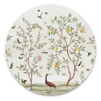 Wandcirkel Sir Edward - Lemon Tree Chinoiserie Wandcirkel Sir Edward - Lemon Tree Chinoiserie