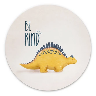 Wandcirkel Dino Be Kind - Stegosaurus - Tunaboylu 