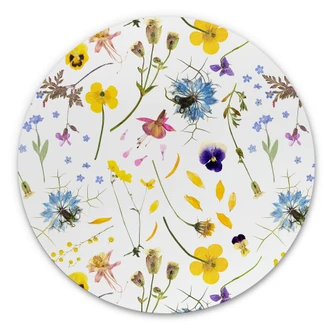 Wandcirkel UN Designs - Dried Flowers 