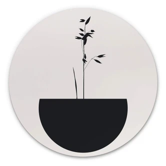 Alu-Dibond Kubistika - Abstracticum - Rund 