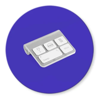 Glasbild Tastatur des Lebens - Pozdniakov - Rund 