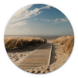 Holzbild An der Ostsee - Rund 