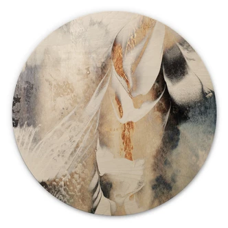 Wandcirkel Hout Fredriksson - Peace and Quiet 