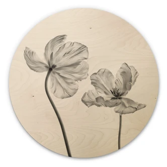 Wandcirkel Hout Grønkjær - Tulpen 