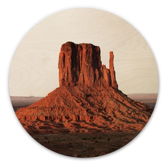 Wood Print Rock Formation in Monument Valley - Hugonnard - Round 