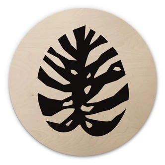 Obraz drewniany Kubistika - Esperanzo - Okrągły 