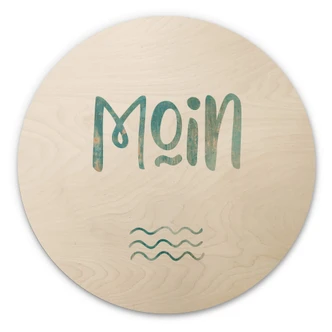 Wandcirkel Hout Moin 