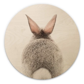 Obraz drewniany Sisi & Seb - Hasenpo - Okrągły 