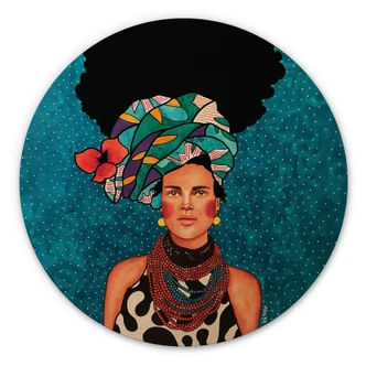 Wandcirkel Hout Hülya - Feelings 