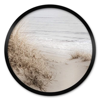 Poster 1X Studio - Dünen am Strand - Rund 