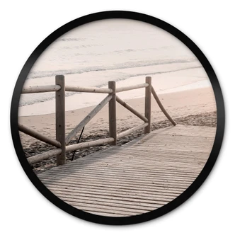 Poster 1X Studio - Weg zum Strand - Rund 