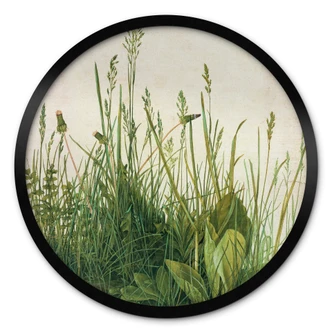 Poster Dürer - Das große Rasenstück - Rund - aus der LandIDEE Wohnen & Deko Kollektion 