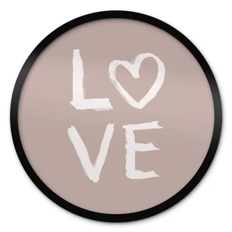 Póster Eleonora - Pinceladas de amor - Redondo 