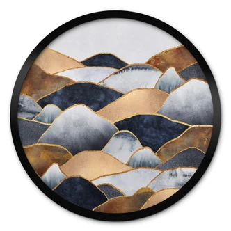 Poster Fredriksson - Golden Hills 