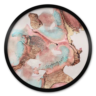 Ronde Poster Fredriksson - Golden ink with nuances in rosé Ronde Poster Fredriksson - Golden ink with nuances in rosé