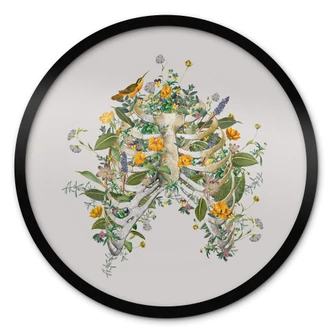 Poster Frida Floral Studio - Thorax Floral - Rund 