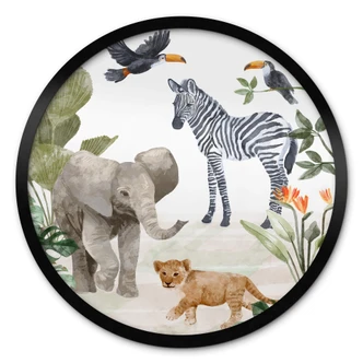 Poster Goed Blauw - Jungle Babies 