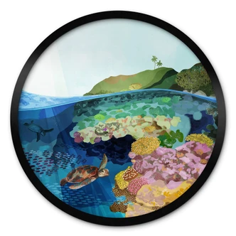 Poster Goed Blauw - Underwater 