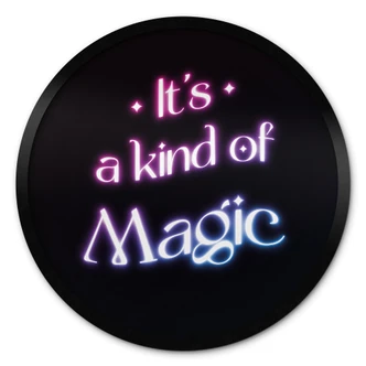 Poster Songtekst - It's a kind of magic 
